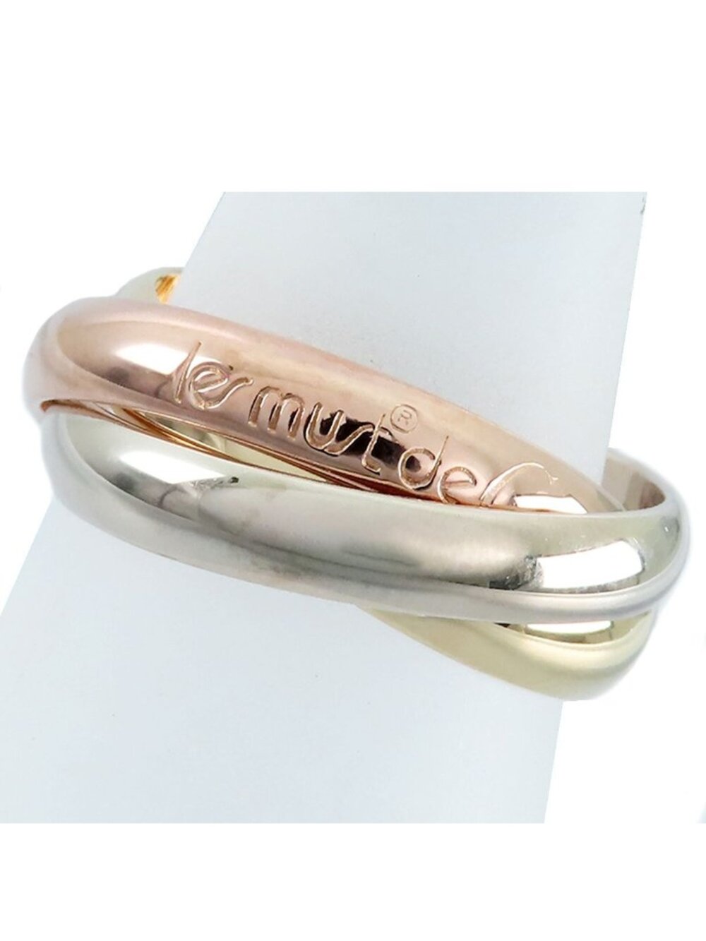 Cartier Trinity Ring Three Color Gold MM Classic Model
